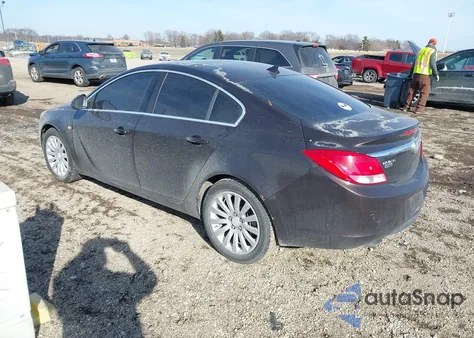 2011 Buick Regal Cxl Turbo Russelsheim из США, поврежденный, VIN W04GY5GV7B1071676